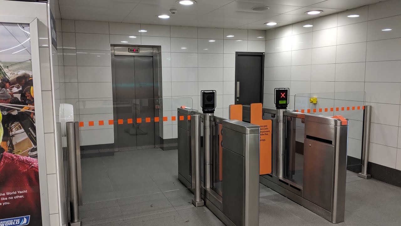 Stannah Kleemann modern lift - Outer Ring, St Enoch subway station - Glasgow Scotland