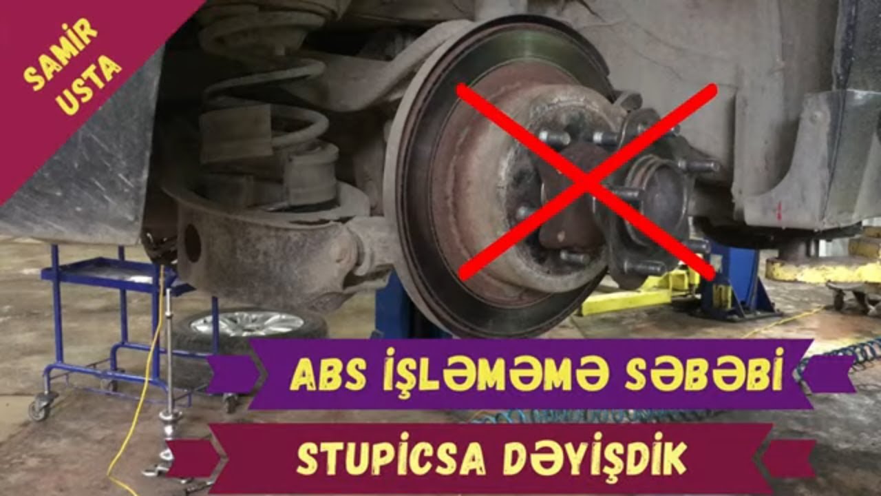 ARxA STUPİÇSİYAYA GÖRƏ ABS BLOKU YANDI - PAÇEMİNKİ  (PODŞİPNİK)DEYİSDİK NİSSAN TEANA