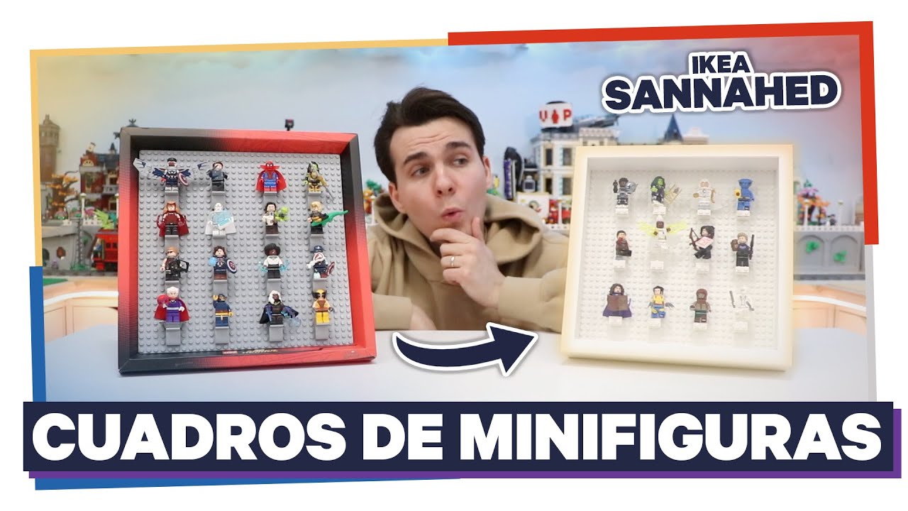 ¡Cuadros para exhibir Minifiguras LEGO! / IKEA SANNAHED 🤩 | Tutorial en Español