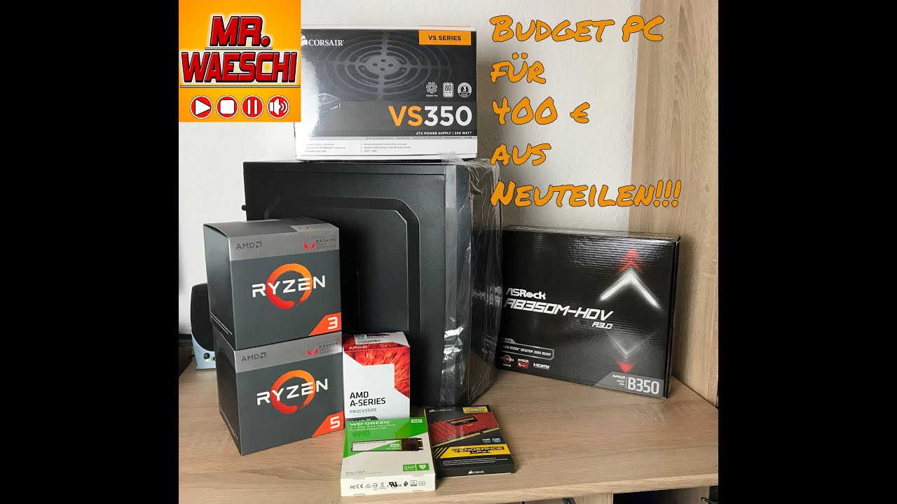 Gaming PC für unter 400 Euro aus Neuteilen - Welche Komponenten verbauen wir? (1/5)