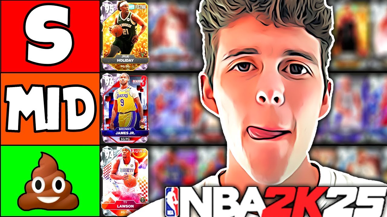 BEST POINT GUARDS TIER LIST! NBA 2K25 MyTEAM