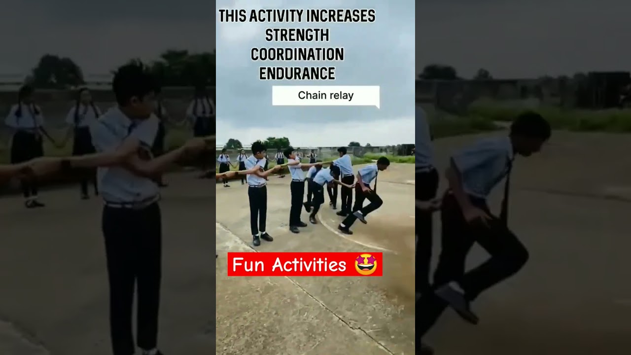 Funny outdoor activities | school fun games #school #recreation #activity