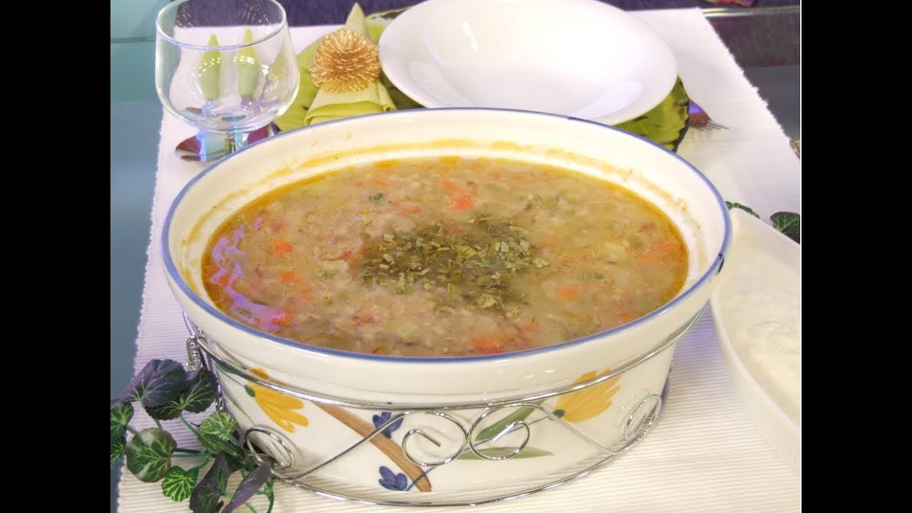 شوربة الفريكة بالخضراوات - مطبخ منال العالم