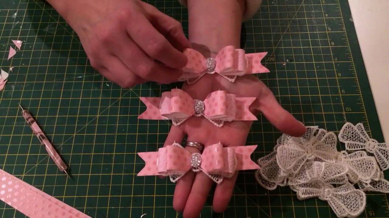 Beautiful but easy bow embellishments
