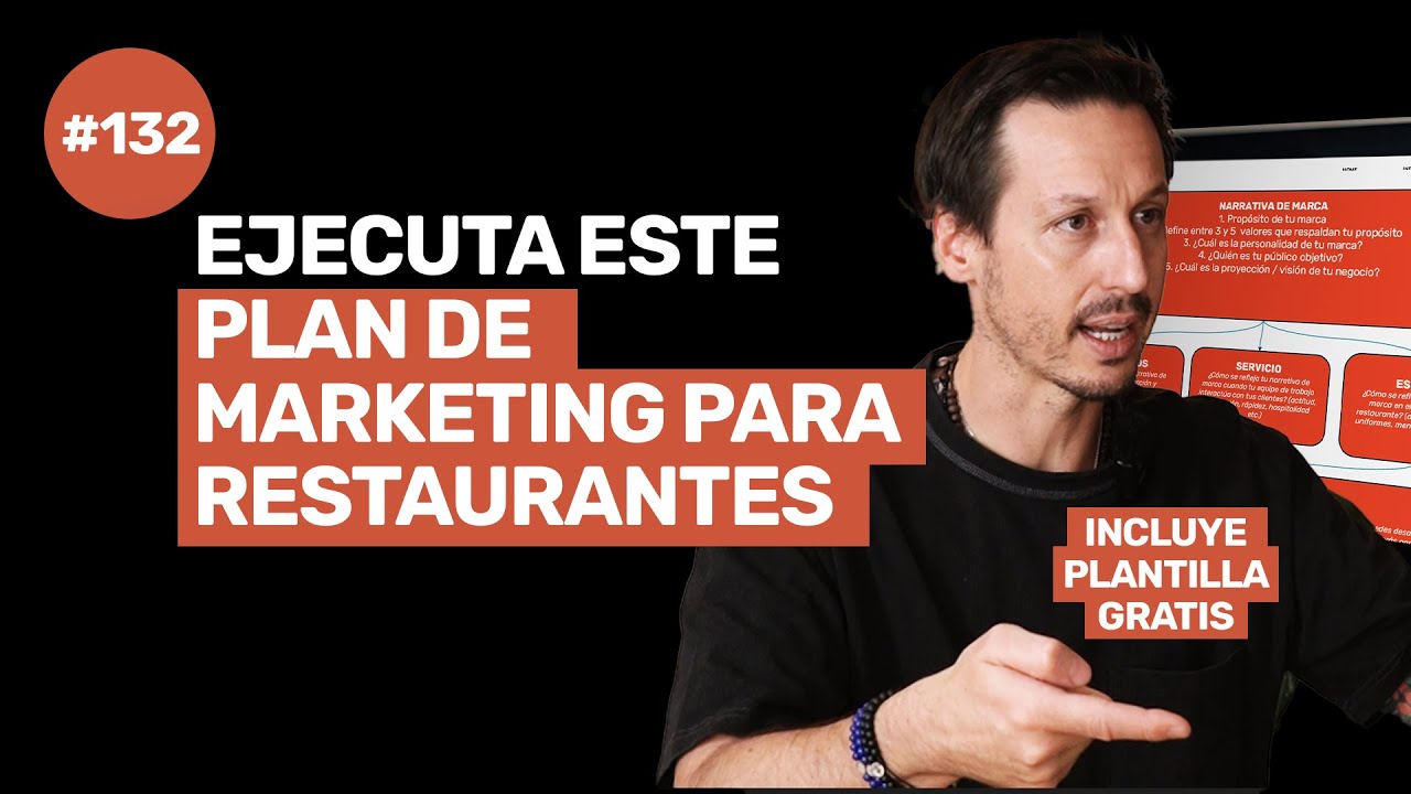 Ep 132 - SIGUE ESTE PLAN de MARKETING para RESTAURANTES