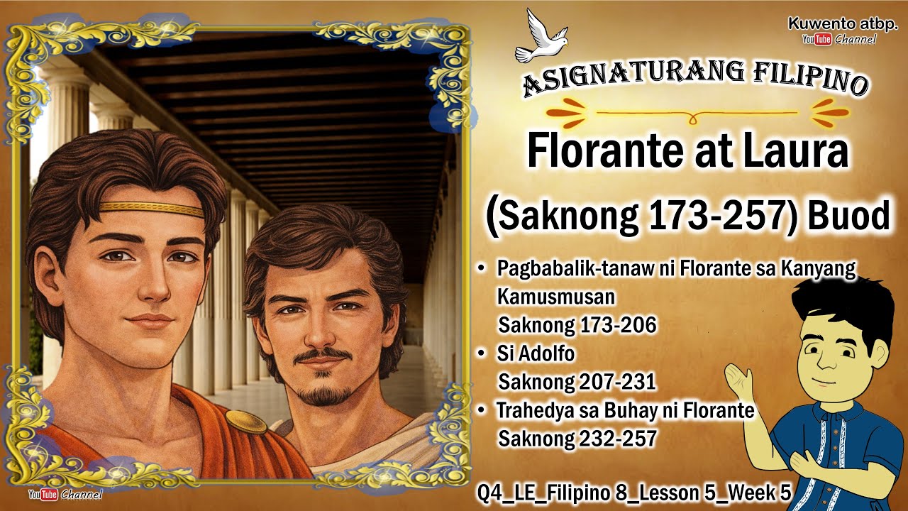 Florante at Laura Saknong 173-257 Buod | Q4 Lesson 5 Week 5 | Baitang 8
