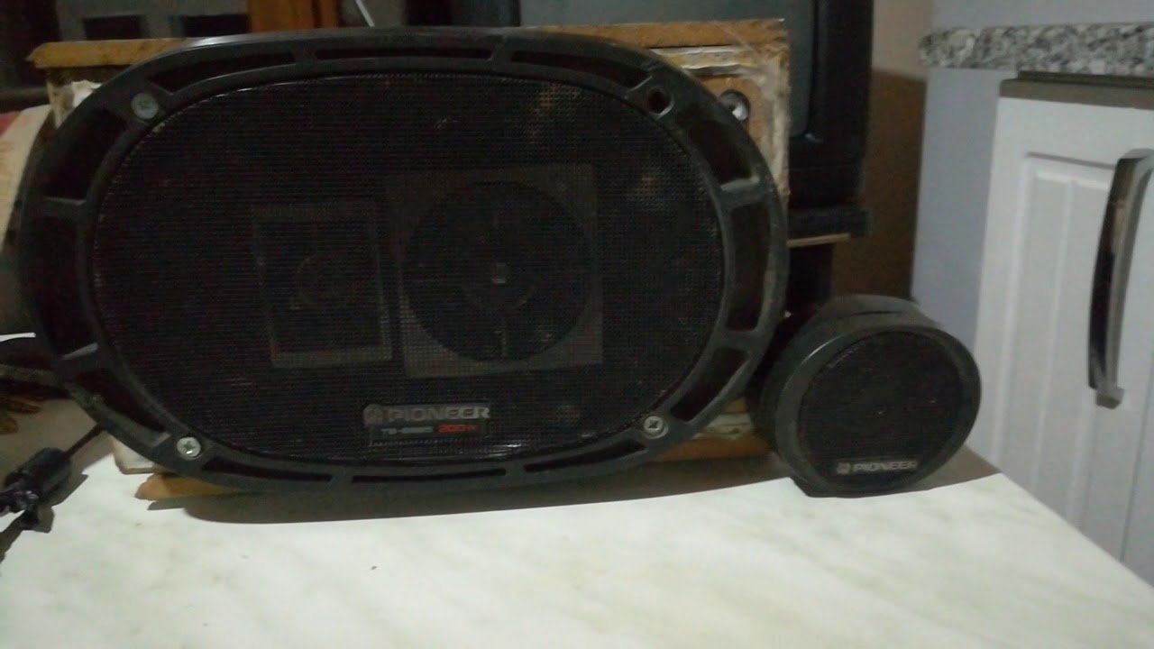 Pioneer ts 6985 eski logo hoparlör test