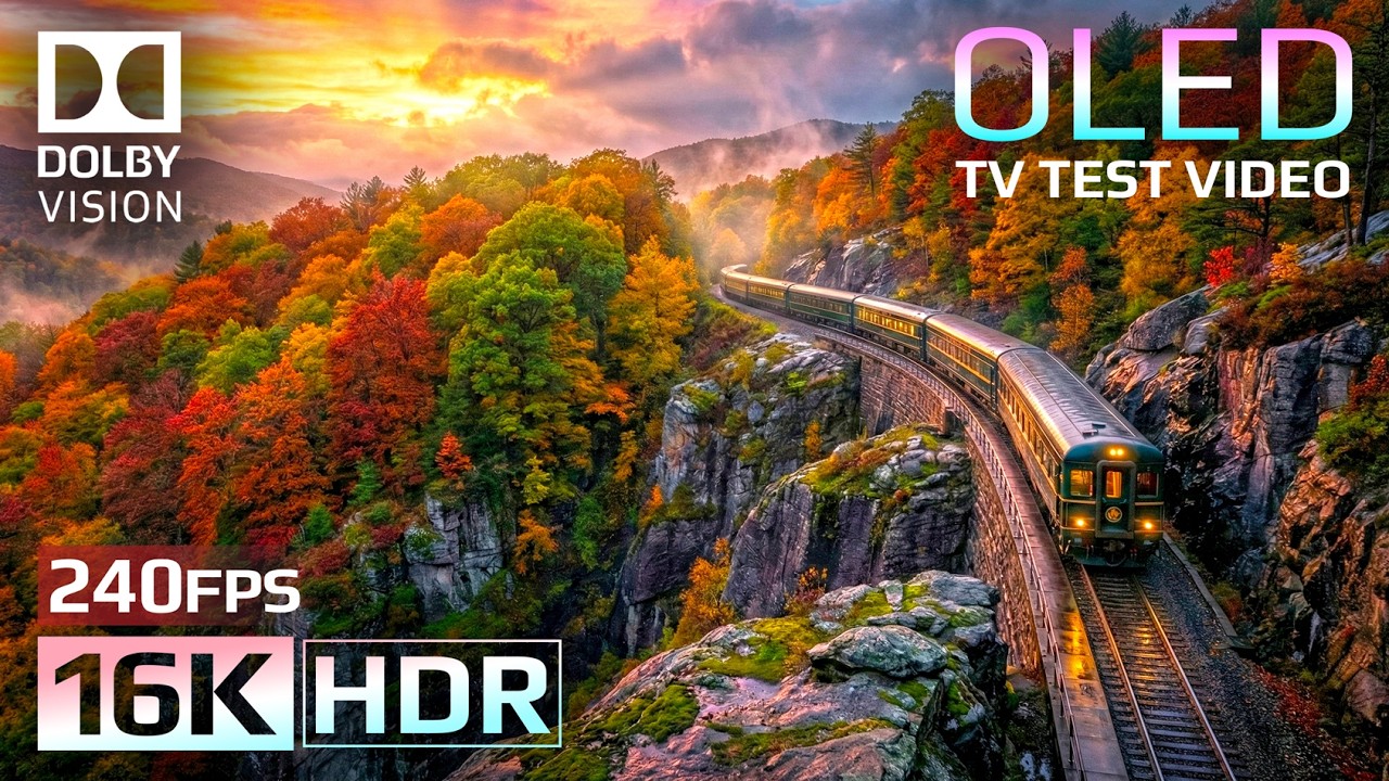 Most Colorful Nature in 16K HDR Dolby Vision 240fps (4K / 8K TV)