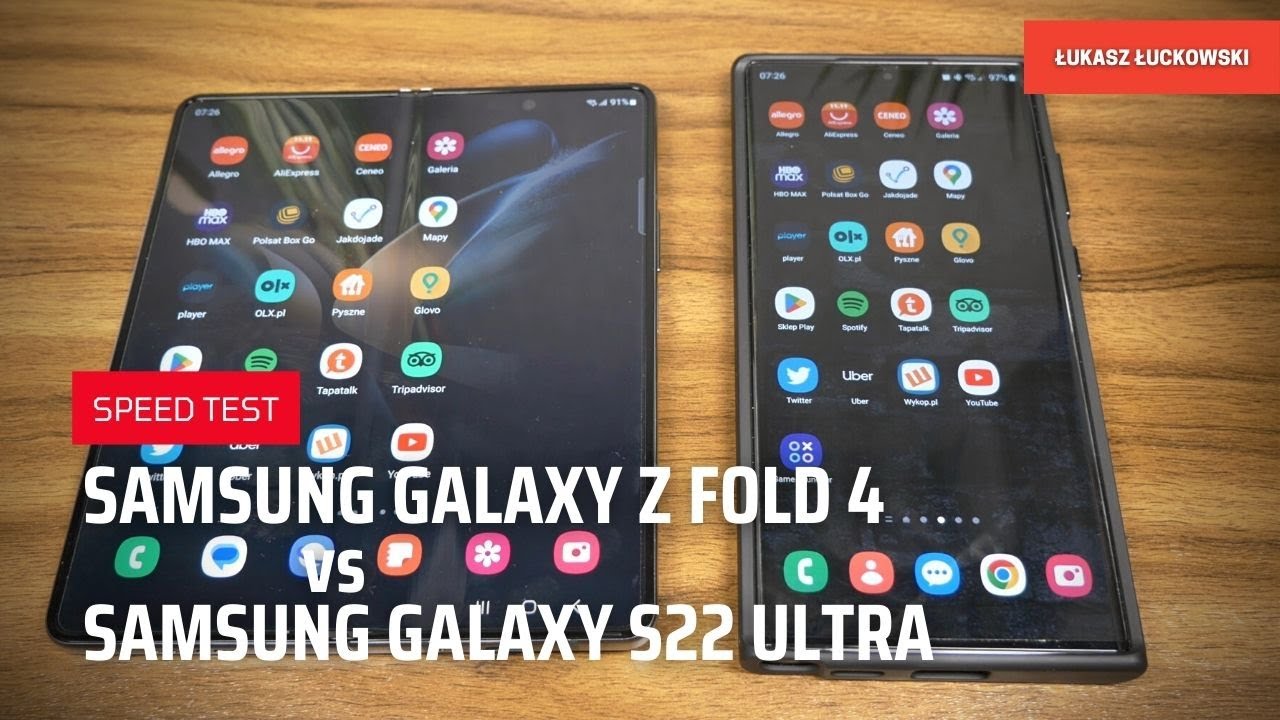SAMSUNG Galaxy S22 Ultra vs SAMSUNG Galaxy Z Fold 4 SPEED TEST Exynos 2200 vs Snapdragon 8+ Gen 1