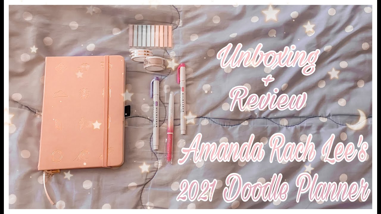 AmandaRachLee's 2021 Doodle Planner (Unboxing & Review)