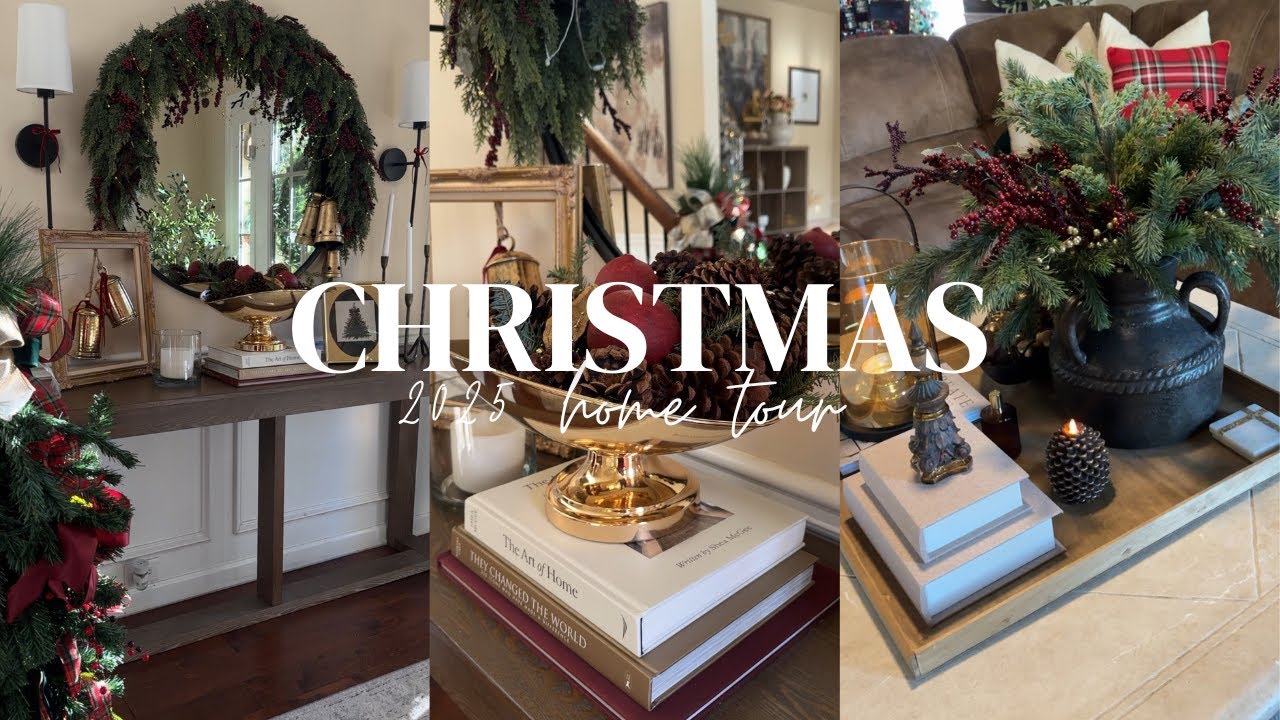 WARM & COZY CHRISTMAS HOME TOUR 2025 | RALPH LAUREN INSPIRED HOLIDAY DECOR | CLASSIC CHRISTMAS STYLE