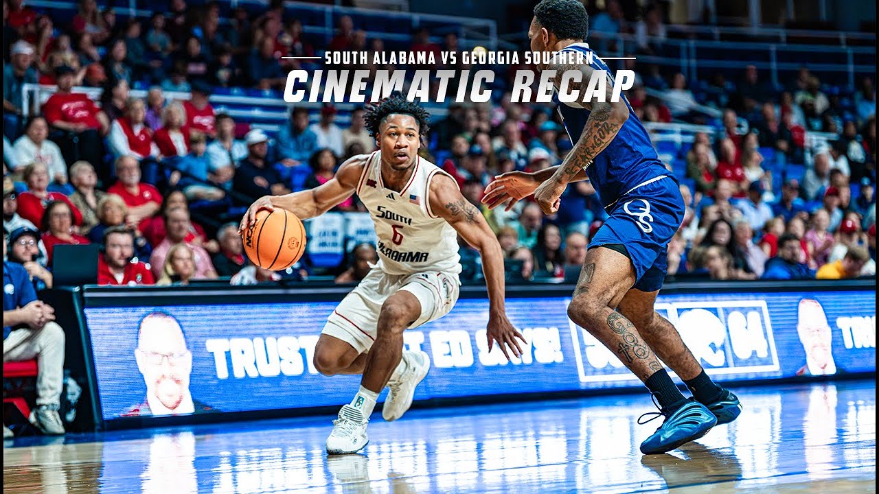 South Alabama Men's Basketball | Cinematic Recap | Georgia Southern