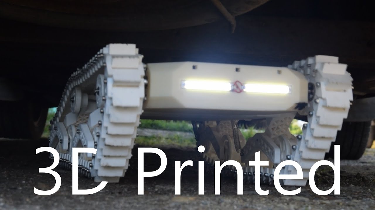 Fully 3D Printed RC Rover Tank: Part 1 Testing
