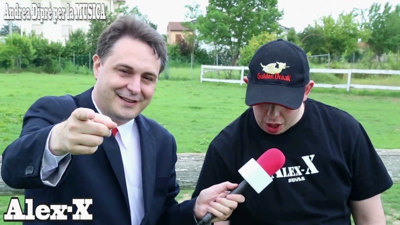 Alex X intervistato per l'Andrea Dipr&egrave; per il sociale.