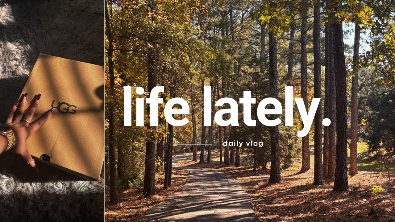 november lately | declutter, nature runs, mini target haul, smoothies & more | daily vlog 