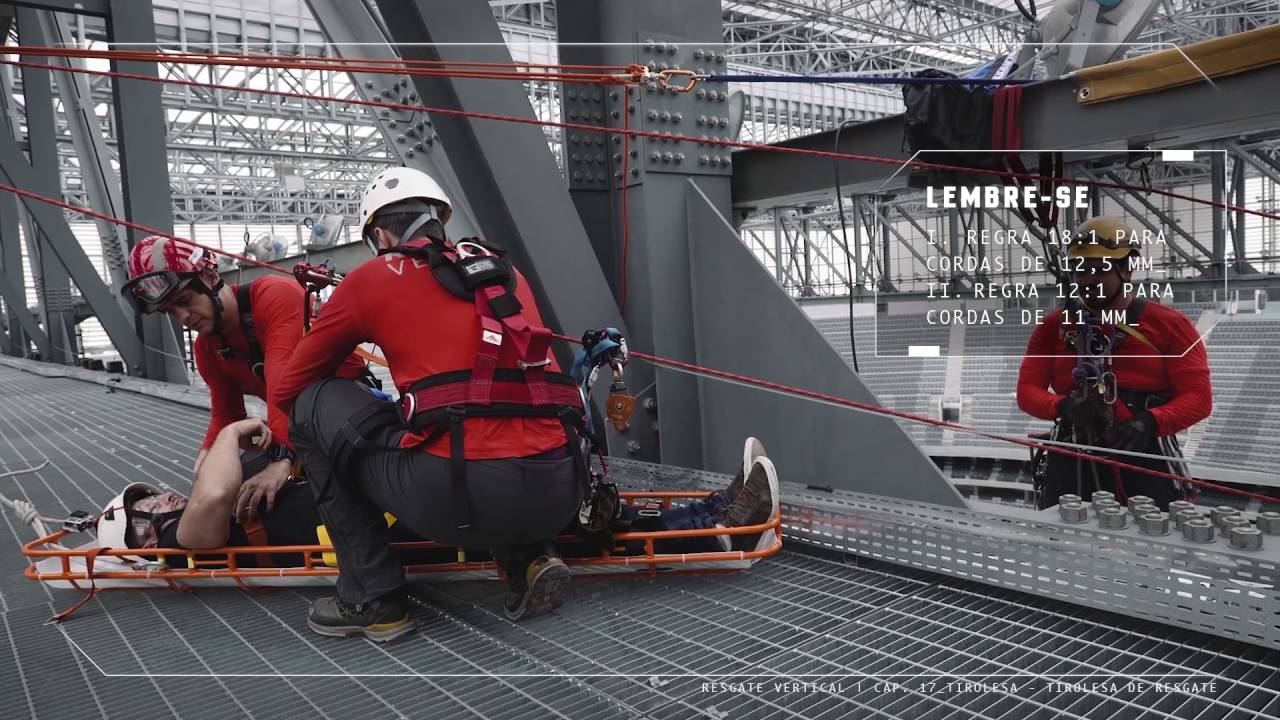 Resgate Vertical - Vídeo 17.1 - Tirolesa em Resgate