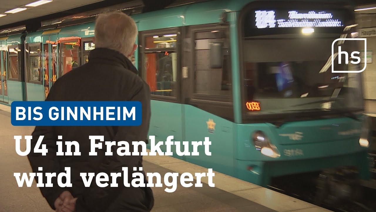 U4 in Frankfurt fährt bald zum Uni-Campus Westend | hessenschau
