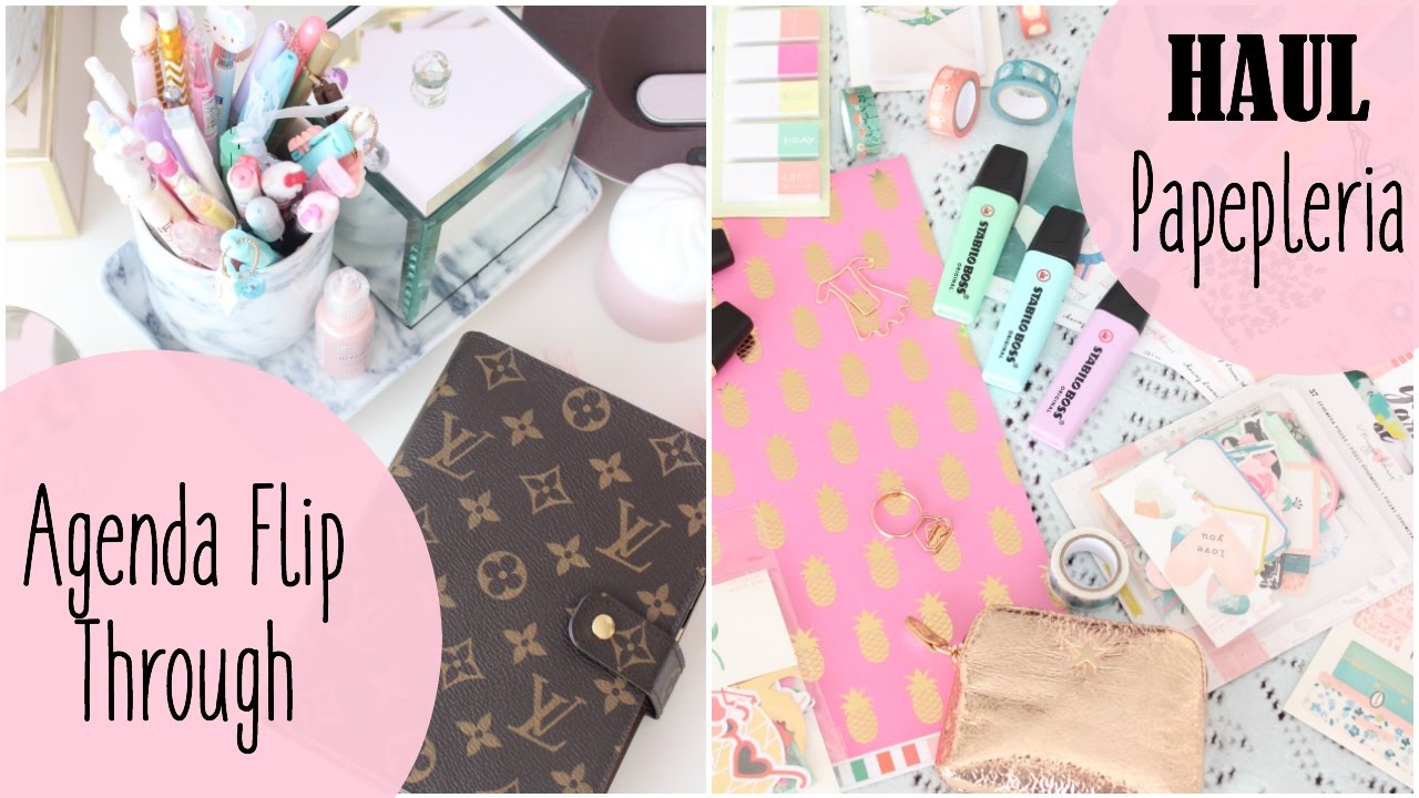 Haul de Papeleria Bonita + Agenda Flip Through | styleandpaper
