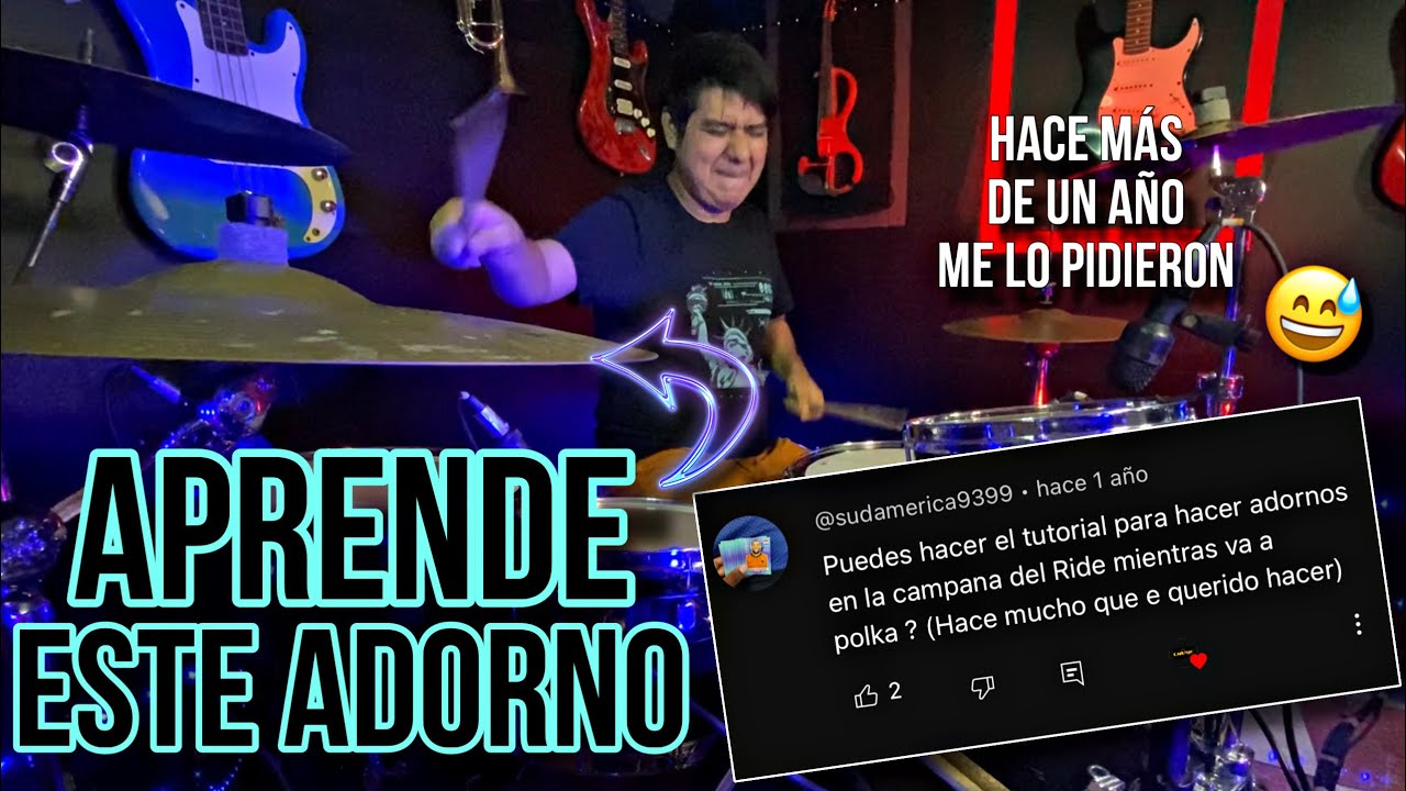 ¡3 ADORNOS PARA HACER EN POLKA! [El Tercero Te Gustará] | Tutorial Batería | 🥁🎧🔥
