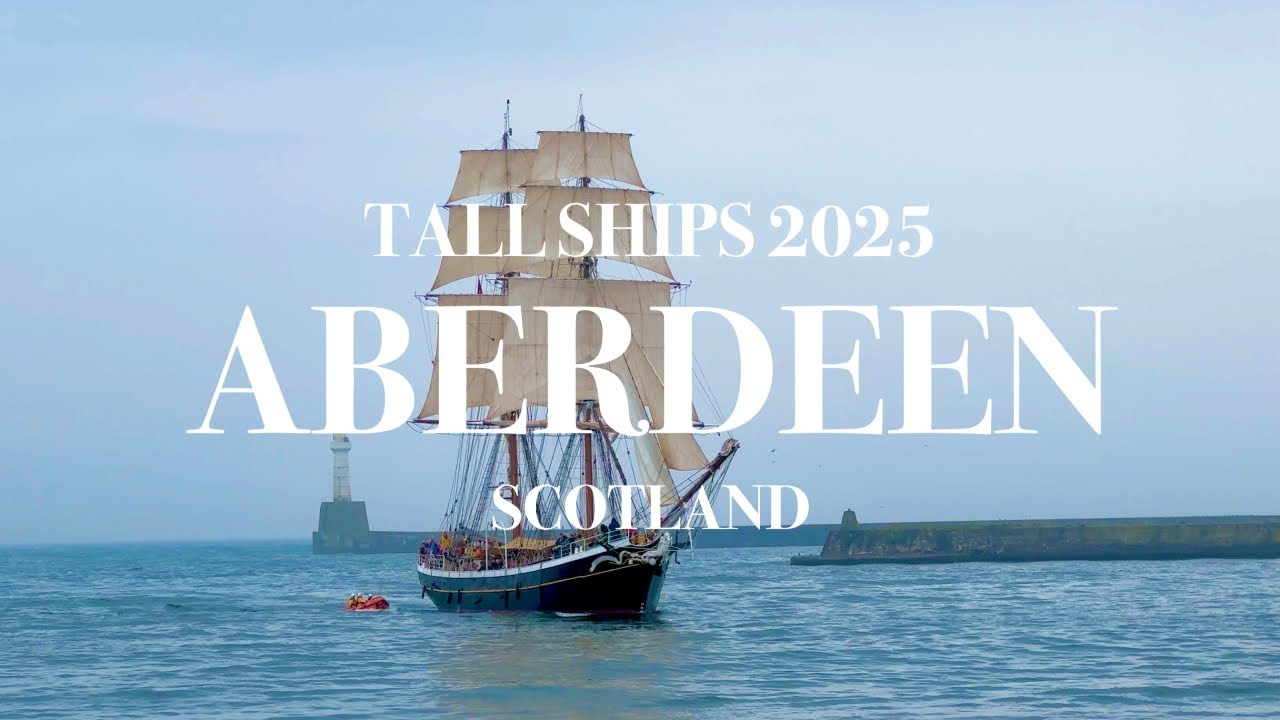 Aberdeen Tall Ships 2025 | fishing villages, seaside, coastal views | Scotland VLOG
