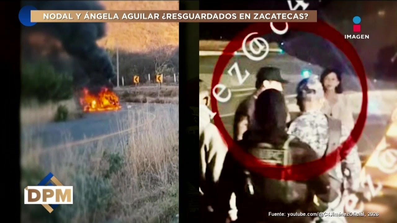 VIDEO ¡Ángela Aguilar y Nodal fueron ESCOLTADOS tras ATAQUE ARMADO en su rancho! | De Primera Mano