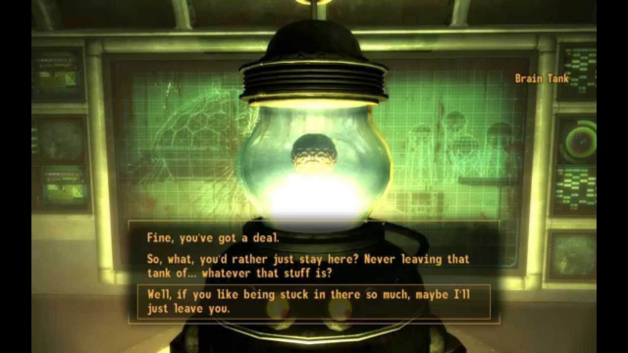 Fallout New Vegas - A chat with the couriers brain.