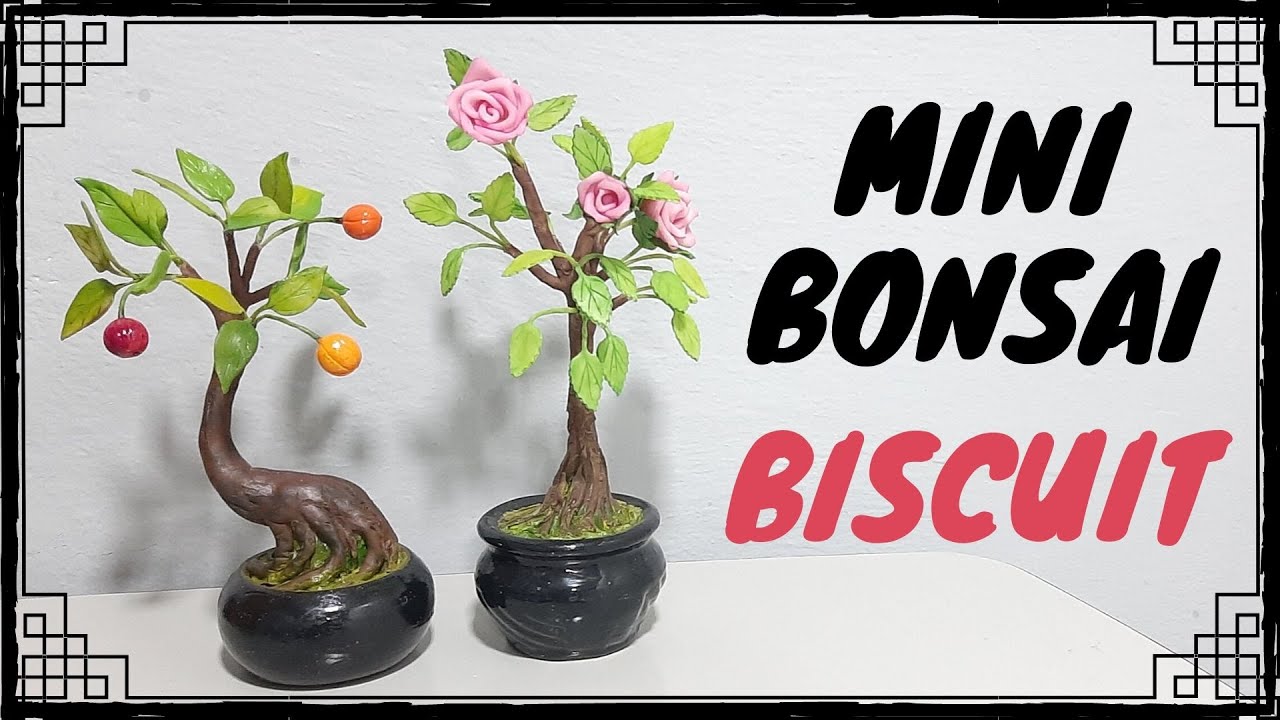 MINI BONSAI DE BISCUIT - SIMPLESMENTE MARAVILHOSO!!