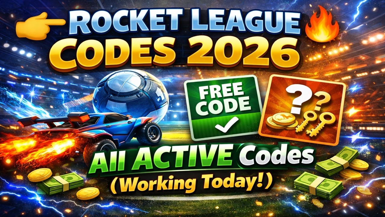 👉 Rocket League Codes 2026 🔥 All ACTIVE Codes (Working Today!)