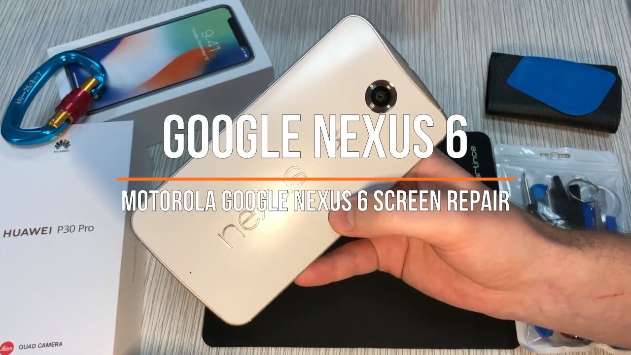 Nexus 6 Screen Repair (замена экрана)