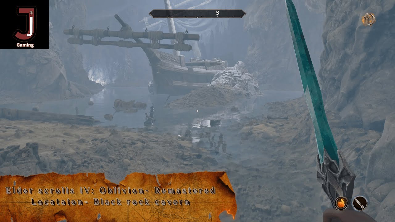 The elder scrolls IV Oblivion remastered Black rock caverns