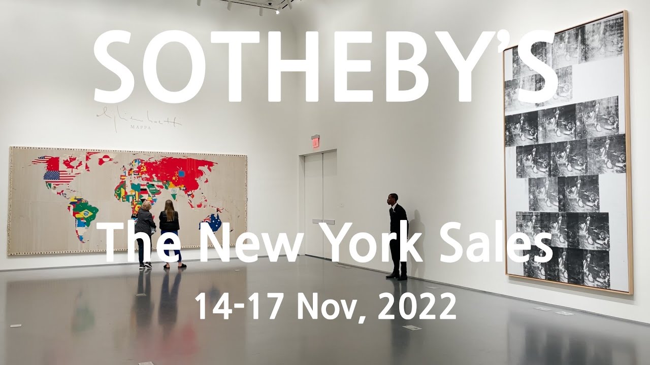Sotheby's 'The New York Sales 2022' HIGHLIGHT - 뉴욕 소더비 가을경매 하이라이트