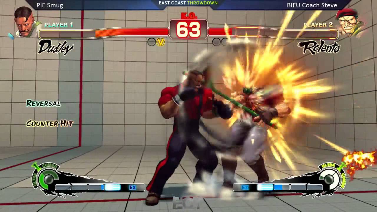 USF4 Top 8 @ ECT 2015 - PIE Smug vs BIFU Coach Steve [720p/60fps]