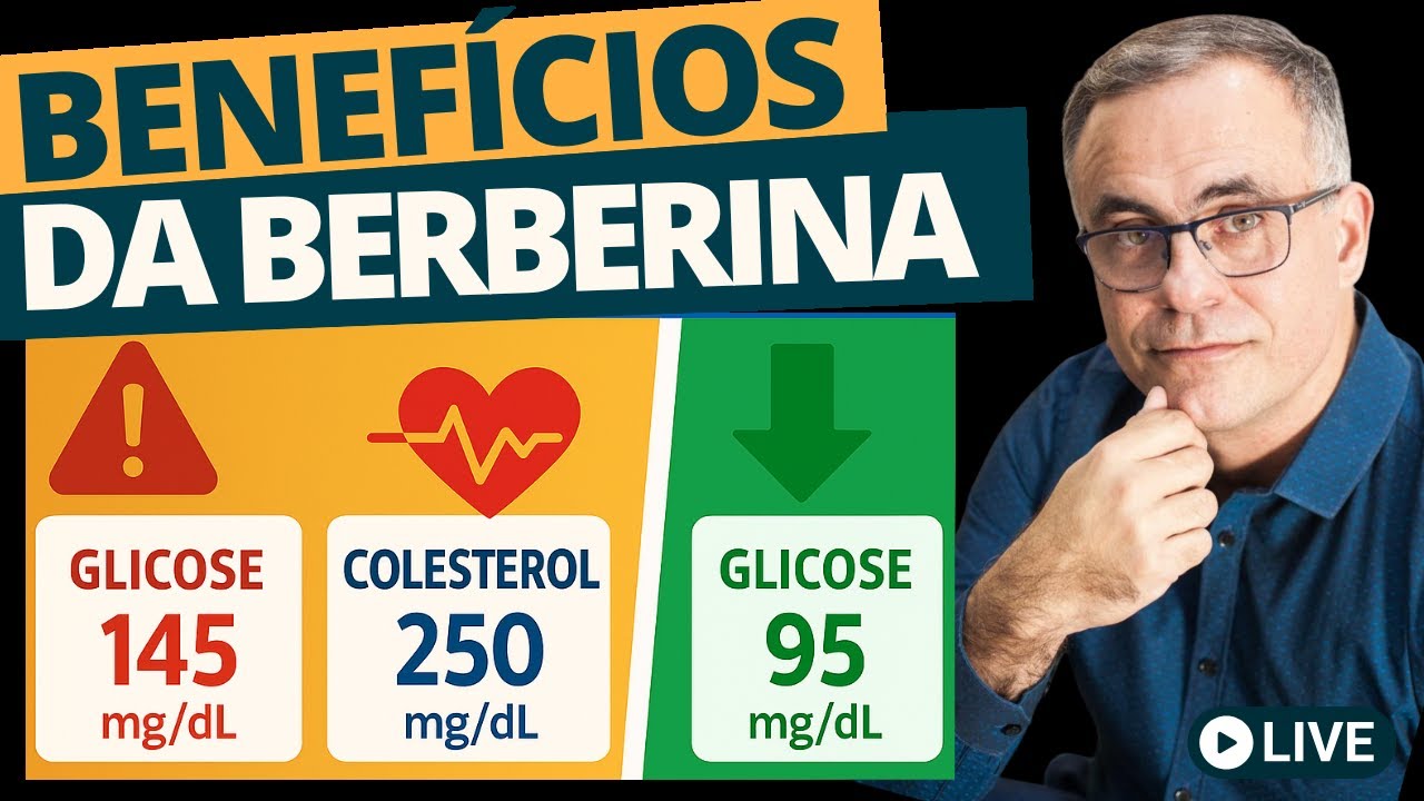 Baixa COLESTEROL e GLICEMIA: 7 Segredos da BERBERINA