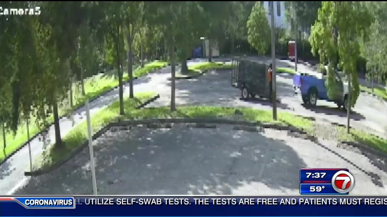 Two men steal equipment from a South Florida church