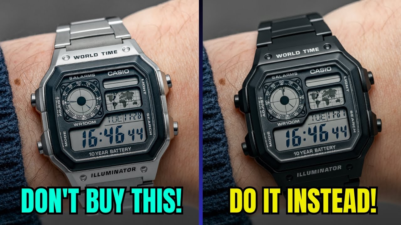 I tried this cheapest Casio Royale Mod for just ₹600! (Black metal bracelet)