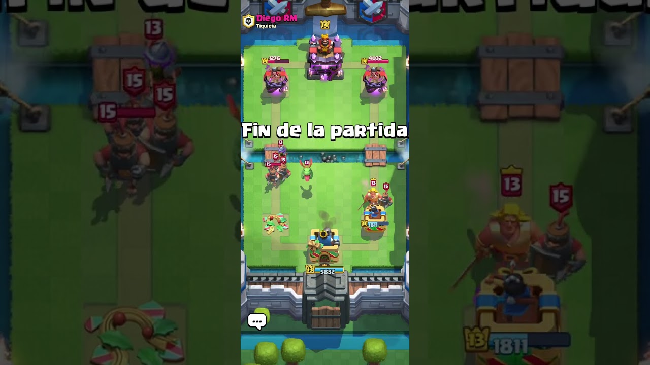 jugando guerra en clash royale