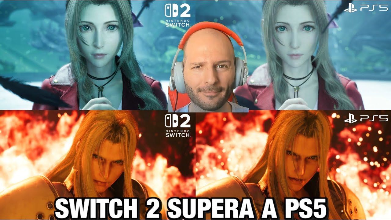 ¡¡NINTENDO SWITCH 2 MEJORES GRÁFICOS QUE PS5 EN FINAL FANTASY 7 REBIRTH!! - sasel - sony playstation