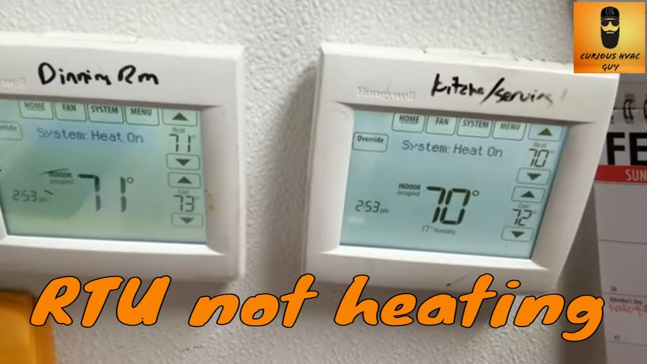 Carrier RTU not heating