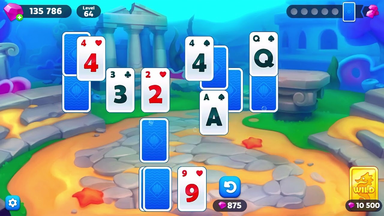 🐠 Cozy Fishdom Solitaire 🧡 Levels 63-65 | Relaxing No Commentary Gameplay