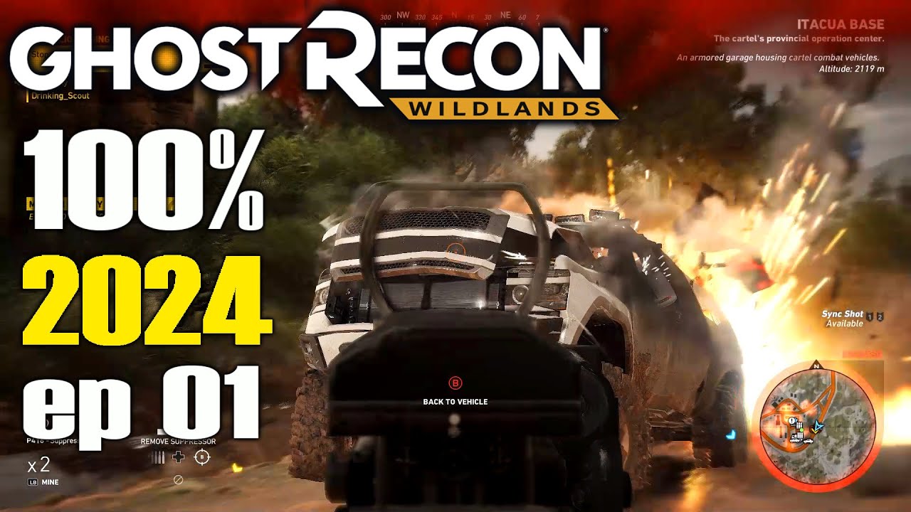 Ghost Recon Wildlands 100% 2024 Playthrough ep 01