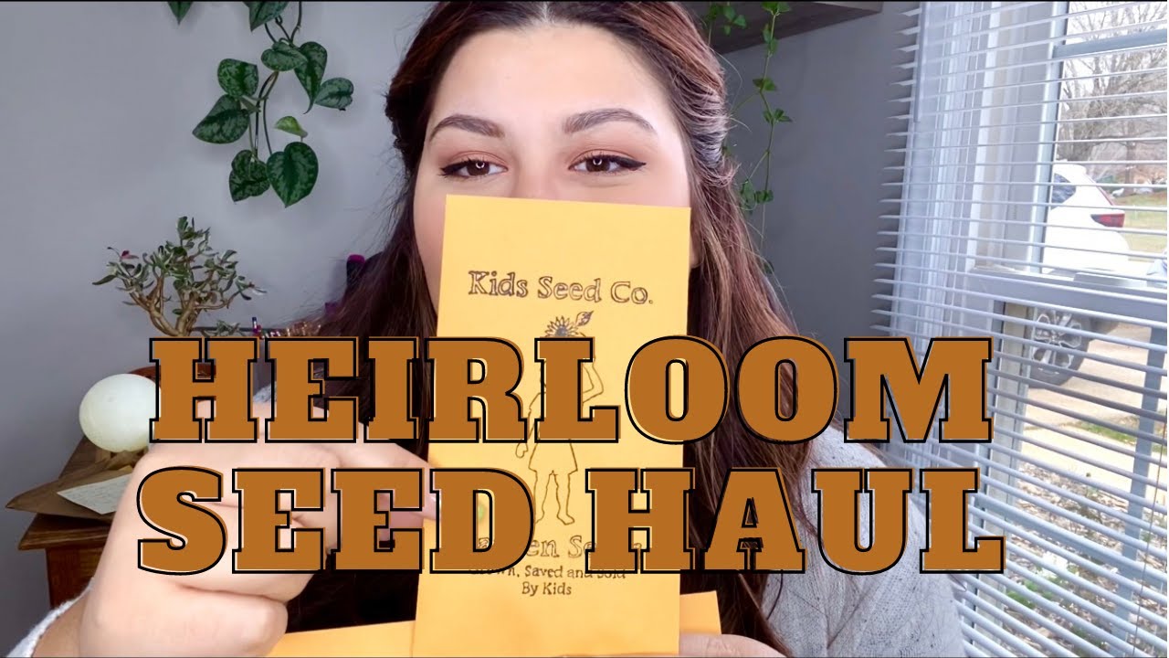SEED HAUL! New heirloom veggies I am growing this year | Zone 7b