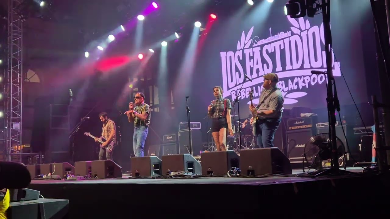 Los Fastidios at Rebellion, Blackpool on the Empress Ballroom stage on Sat. 9/8/25.