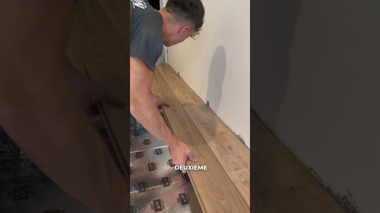 Partie 2 : pose du parquet, l&rsquo;erreur de fou 🥴 #renovation #immobilier #business #investissement