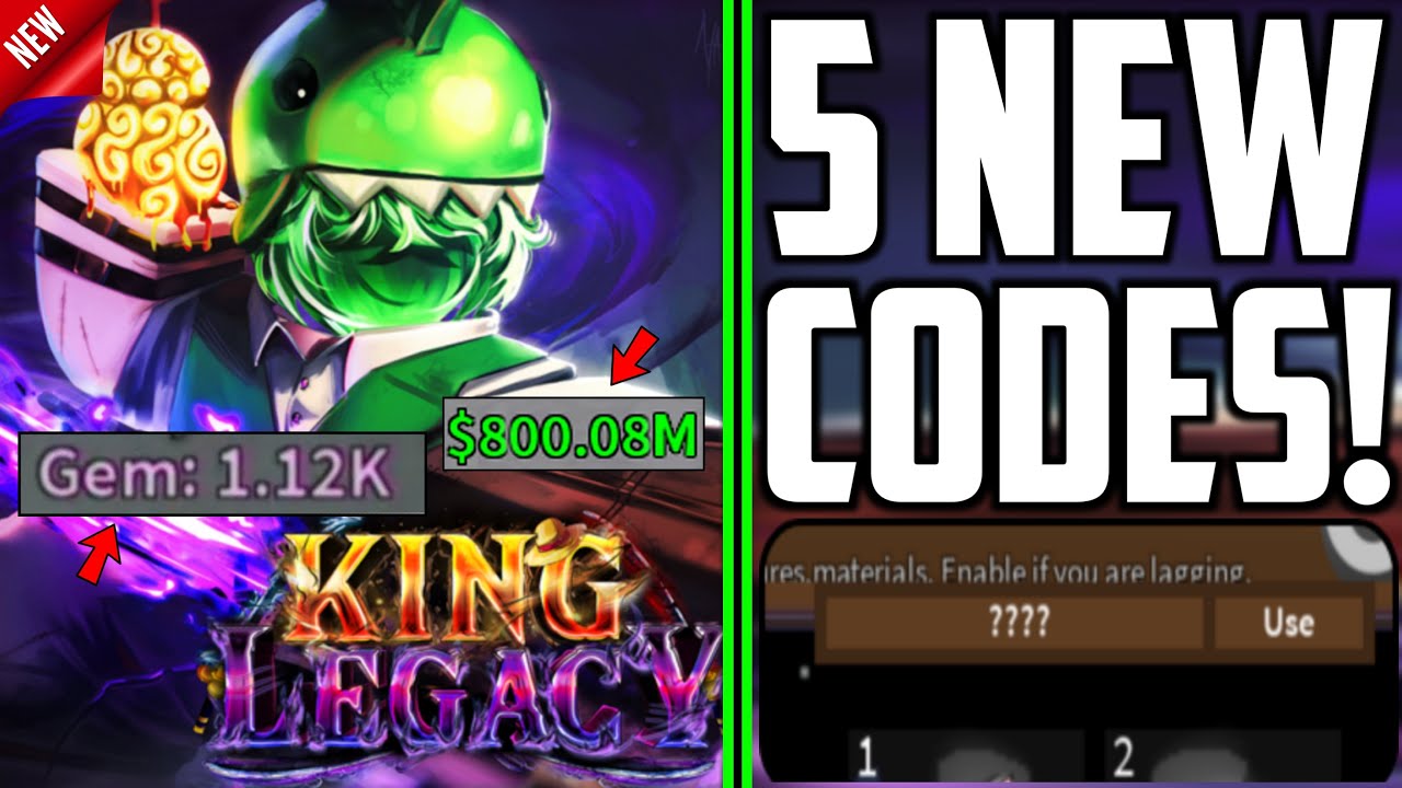 ✨FINALLY✨KING LEGACY CODES 2023 - ROBLOX KING LEGACY CODES - KING LEGACY - KING LEGACY CODES