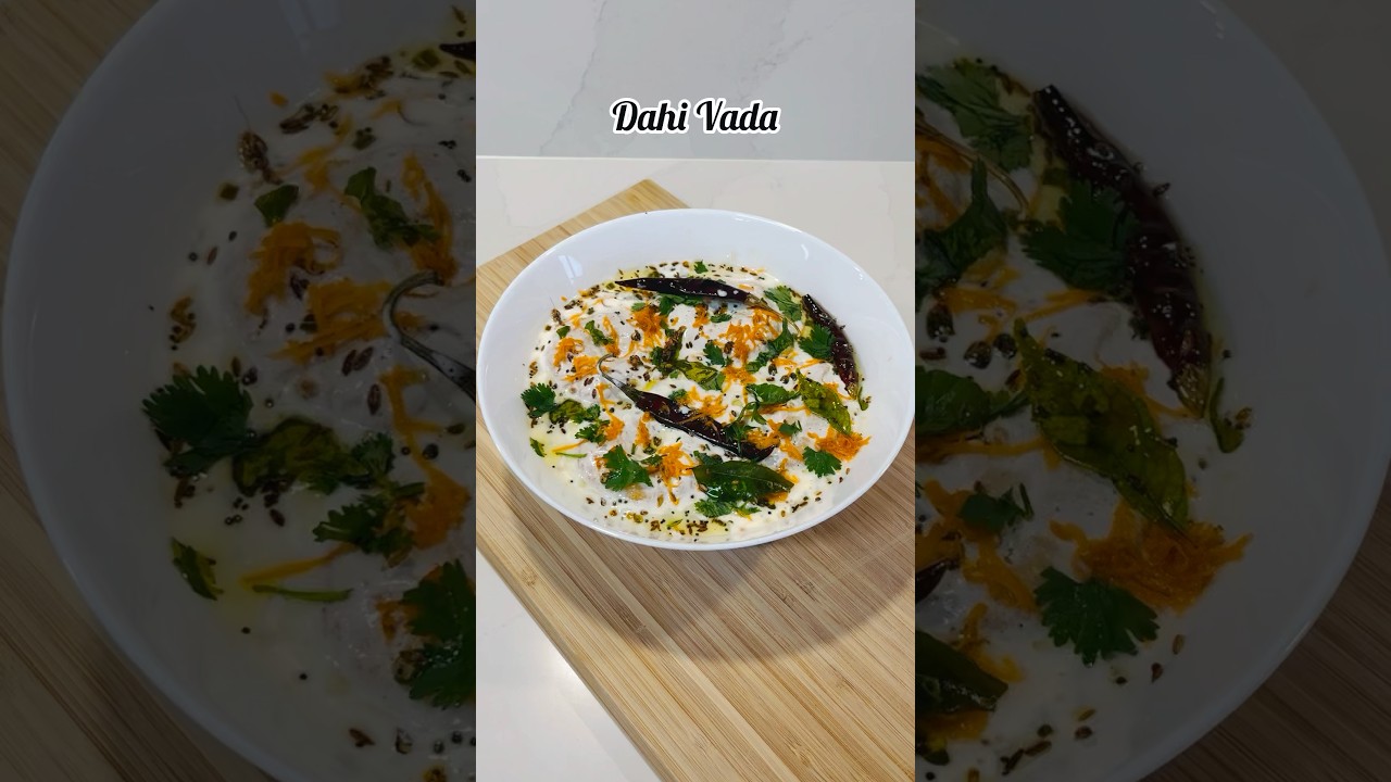 Authentic South Indian Dahi Vada | The Perfect Perugu Vada Recipe #dahivada