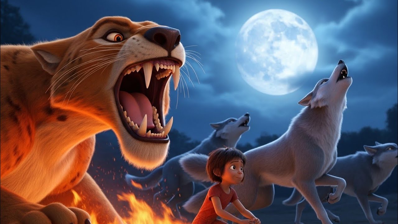 🌿🐾 The Jungle Book Adventure 🌞🦁 | Fun Kids Poem