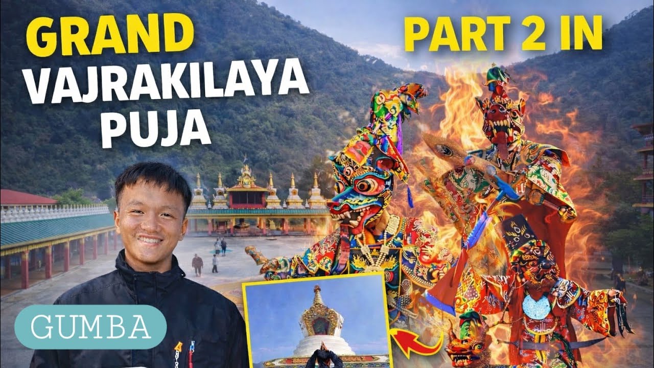 Tibetan Monestry(GUMBA)#Pema Tsal Sakya Monestry..... Monk Dance (Cham) 