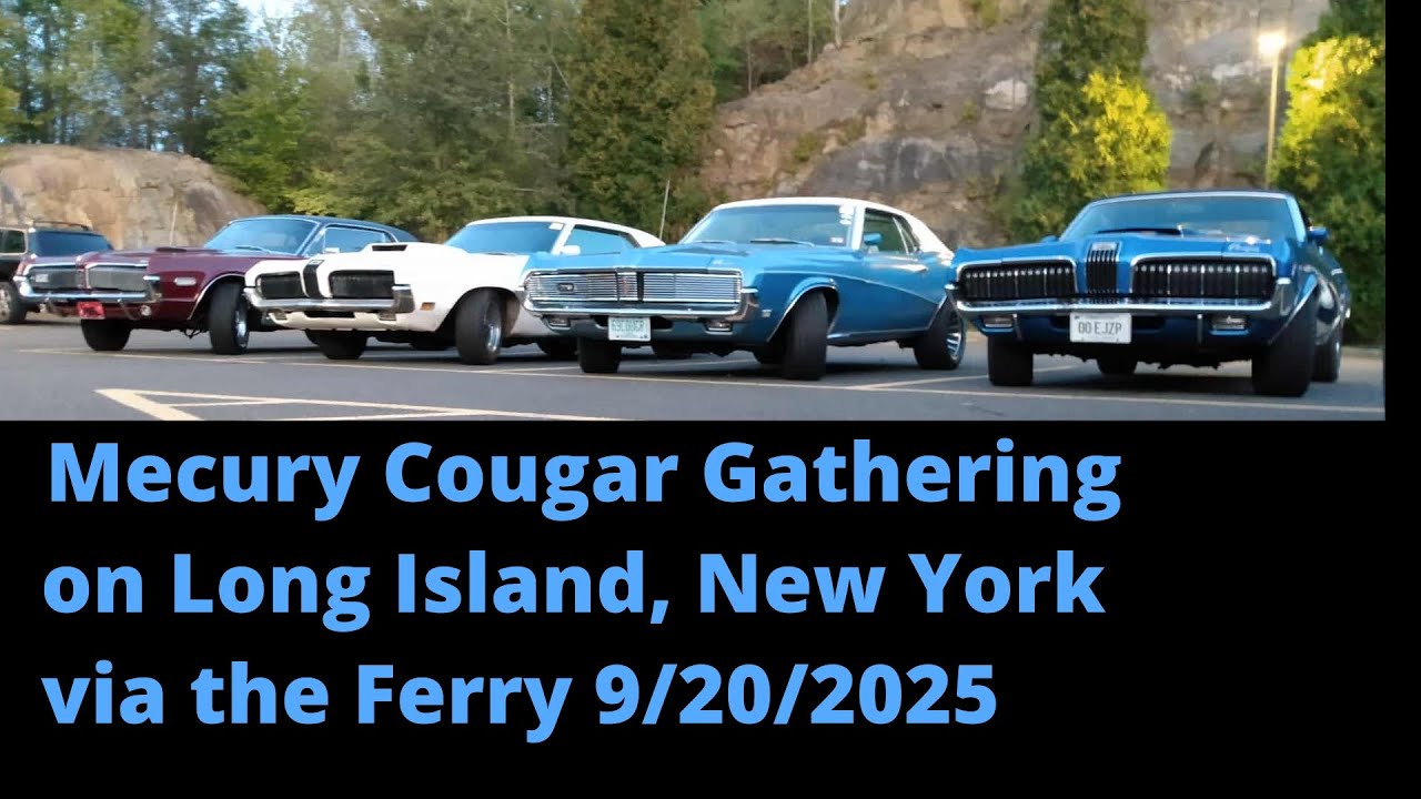 Mercury Cougar Gathering on Long Island 2025