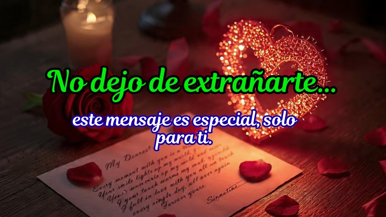 ♠ 💘 MI AMOR, Abre este mensaje con  el alma y siente cuánto TE EXTRAÑO