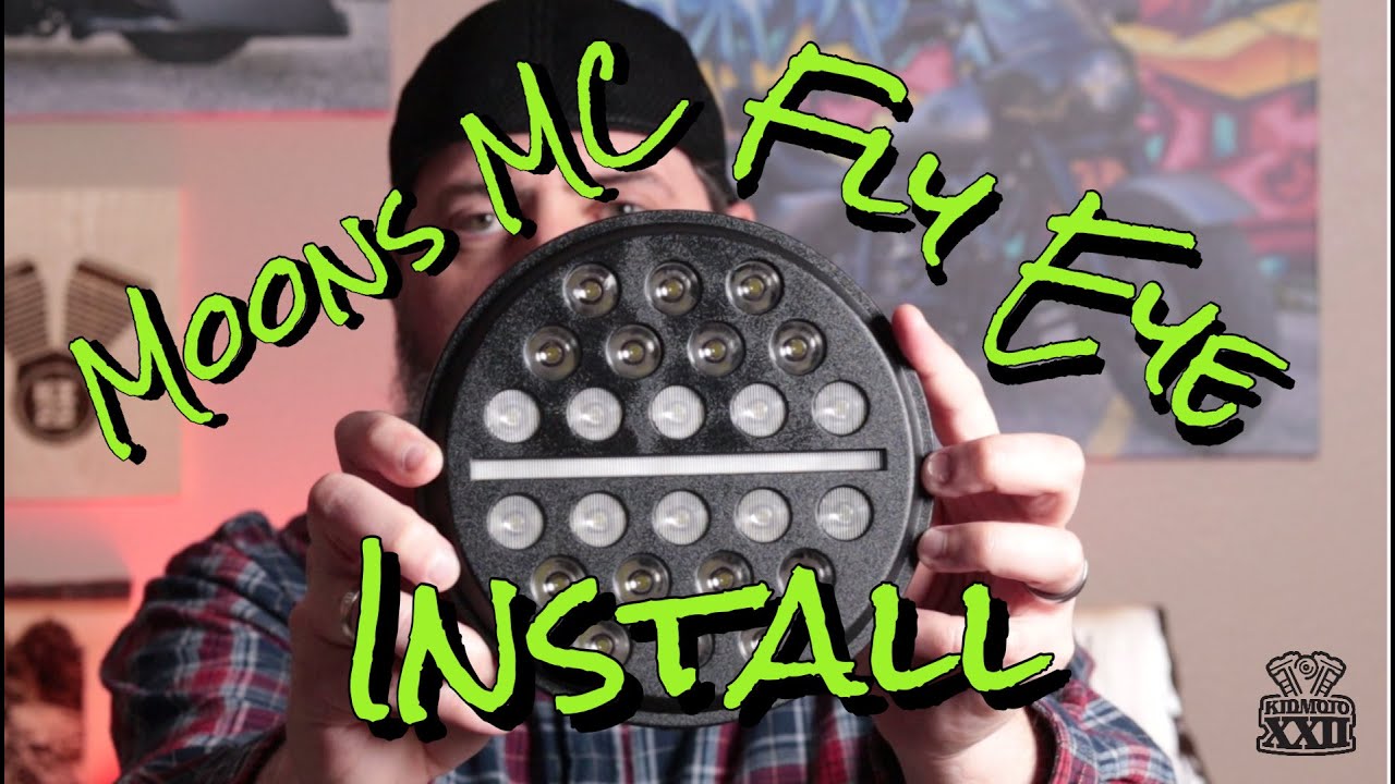 Moons MC Fly Eye Headlight Install